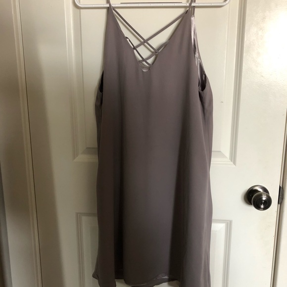Grey Summer Dress - Picture 2 of 2